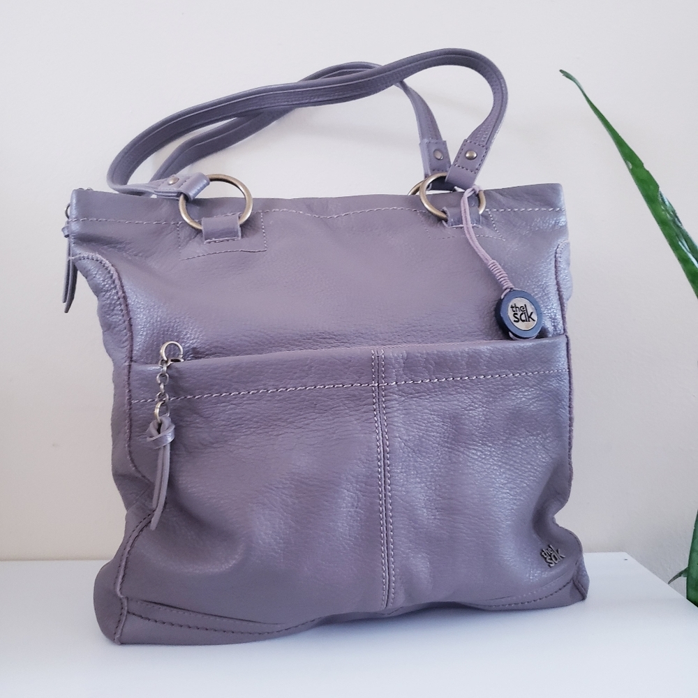 🏷THE SAK Portobello Leather Tote - Taupe O/S